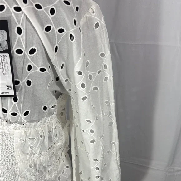 Gianni Bini Katrina White Eyelet Dress Size M NWT - Picture 13 of 14